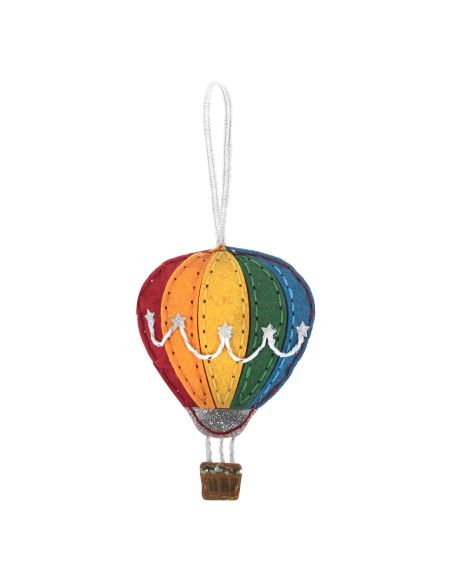 Filzdekorationsset: Heißluftballon