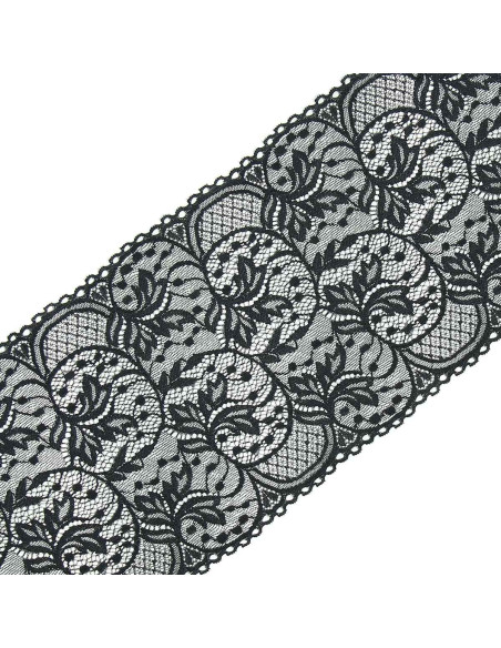 Elastische Spitze große Breite 16,7 cm - Anthrazit