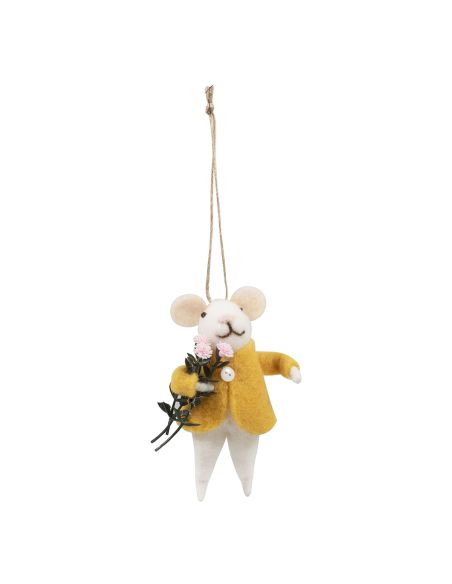 Nadelfilz-Set - Blumenstrauß-Maus