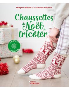 Buch über das Stricken von Weihnachtssocken