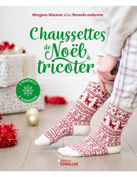 Buch über das Stricken von Weihnachtssocken