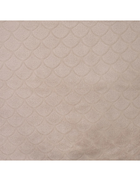Meerjungfrau-Minky-Stoff - Taupe