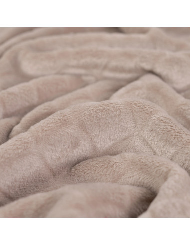 Meerjungfrau-Minky-Stoff - Taupe