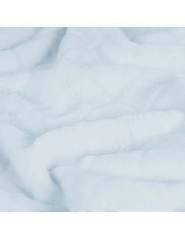 Meerjungfrau-Minky-Stoff - Babyblau