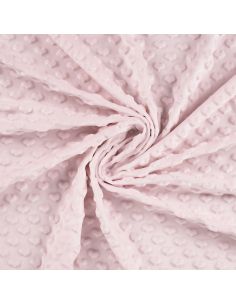 Minky-Stoff Herz - Babyrosa