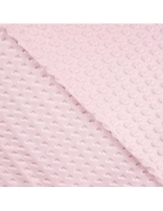 Minky-Stoff Herz - Babyrosa 2
