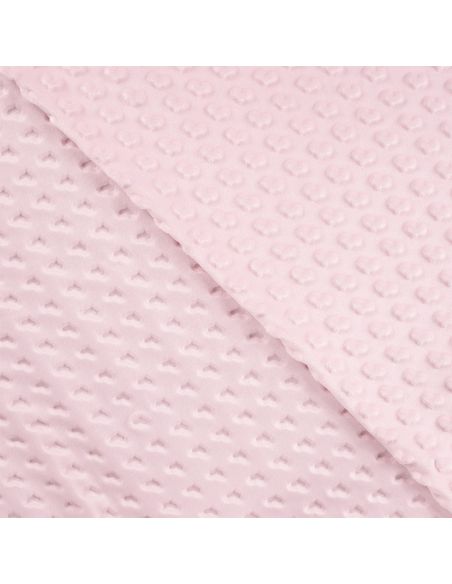 Minky-Stoff Herz - Babyrosa