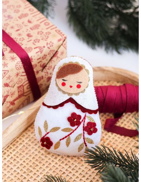 Meine Weihnachtsdekoration aus Filz - 4 Weihnachtshänger