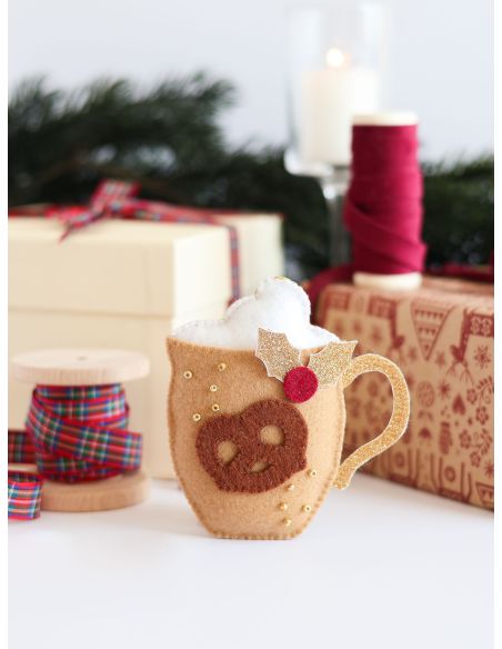 Meine Weihnachtsdekoration aus Filz - 4 Weihnachtshänger