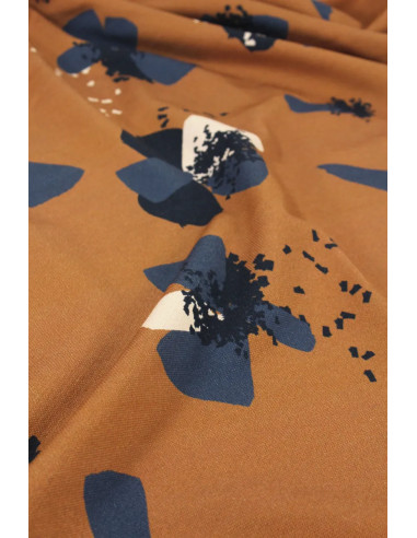 Sweatstoff Anémona Camel - Églantine & Zoé