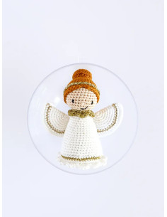 Weihnachtskugel Amigurumi Häkelset - Der Engel 2