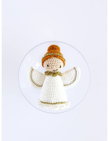 Weihnachtskugel Amigurumi Häkelset - Der Engel