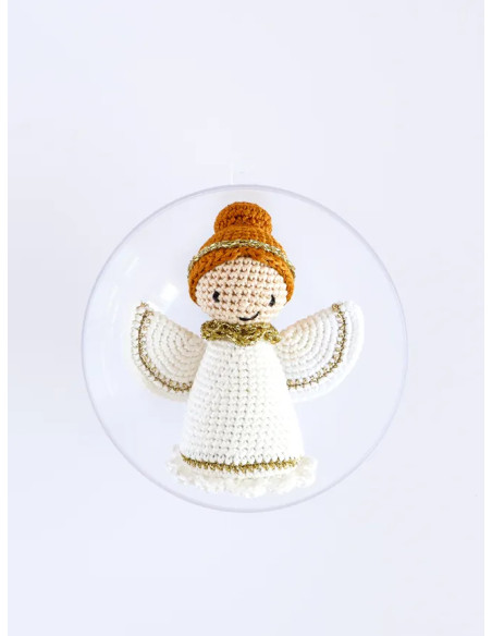 Weihnachtskugel Amigurumi Häkelset - Der Engel