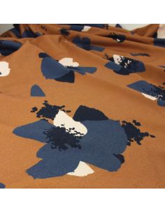 Sweatstoff Anémona Camel - Églantine & Zoé