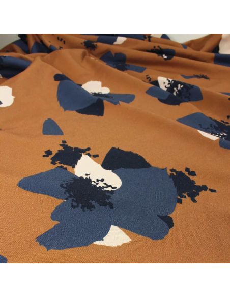 Sweatstoff Anémona Camel - Églantine & Zoé