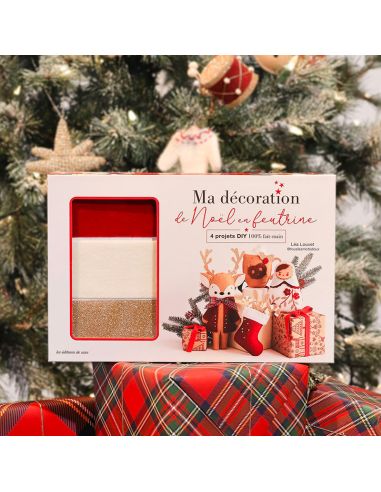 Meine Weihnachtsdekoration aus Filz - 4 Weihnachtshänger
