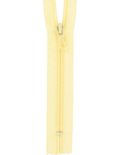 Nylon-Reißverschluss - Strohgelb