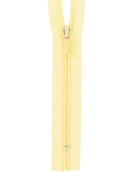 Nylon-Reißverschluss - Strohgelb
