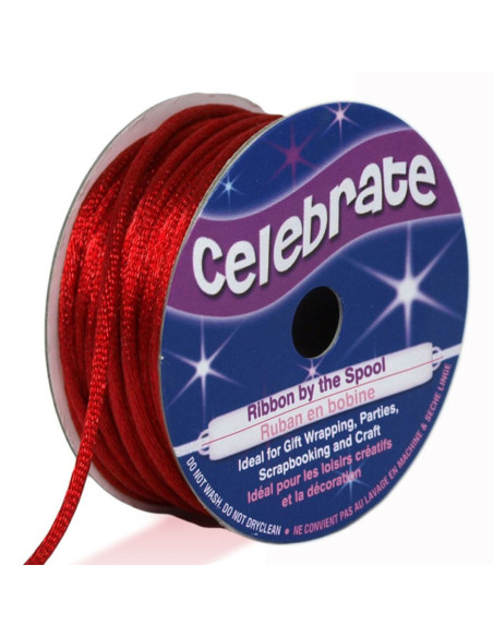 Roter Rattenschwanzschnur Celebrate - 2 mm x 10 Meter