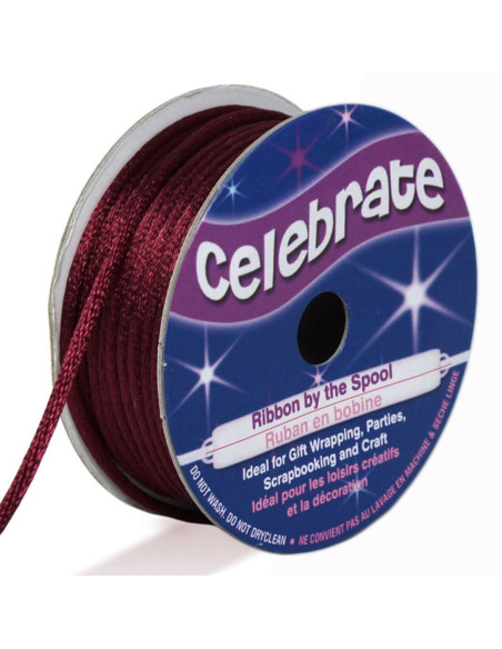 Rattenschwanzschnur Celebrate Pflaume - 2 mm x 10 Meter