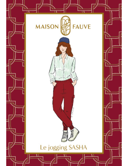 Jogging-Schnittmuster Sasha - Maison Fauve