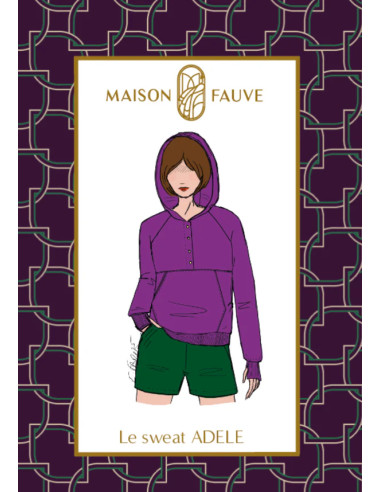 Adele Sweatshirt-Schnittmuster - Maison Fauve