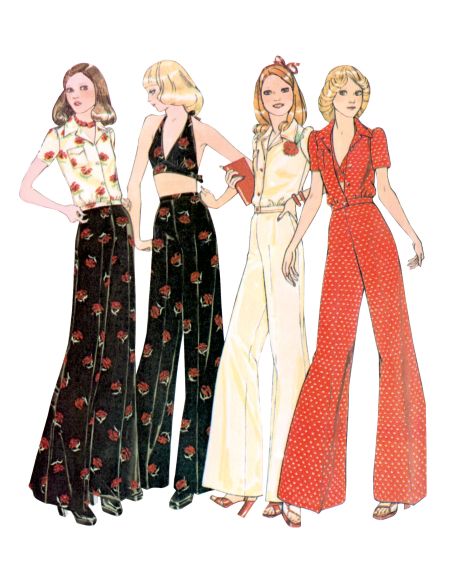 Blusenmuster, rückenfrei und Hose - McCall's 8622