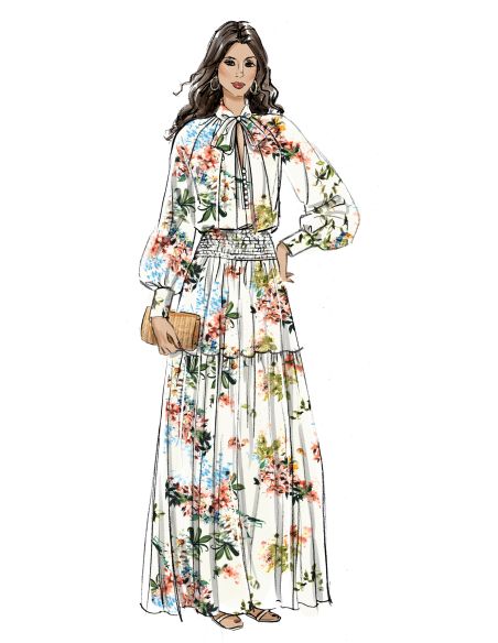 Oberteil-Schnittmuster - Vogue 2127