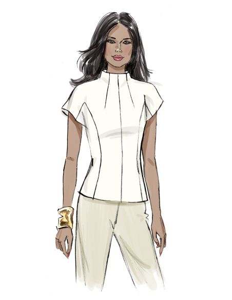 Oberteil-Schnittmuster - Vogue 2134