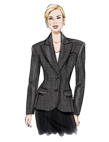 Jackenschnittmuster - Vogue 2136