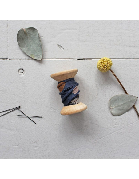 Viskose-Paspel Moonstone Blue pro Meter - Atelier Brunette
