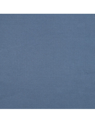 Fein gerippter Baumwoll-Jersey-Stoff - Jeans