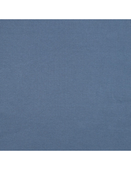 Fein gerippter Baumwoll-Jersey-Stoff - Jeans