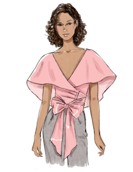 Oberteil-Schnittmuster - Vogue 9315