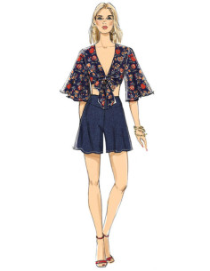 Oberteil-, Shorts- und Hosenmuster - Vogue 9319 2