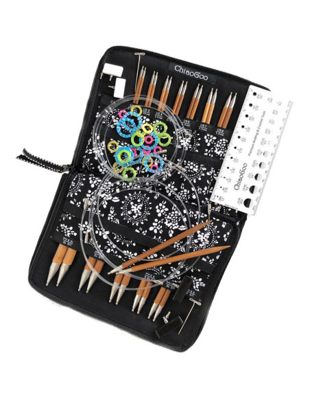 ChiaoGoo Rundstricknadel-Set aus Bambus