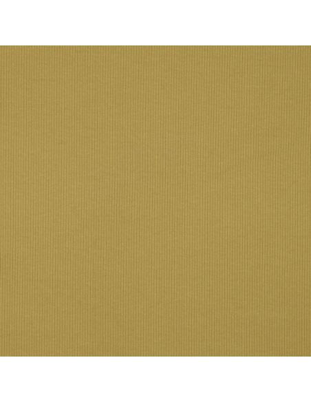 Fein gerippter Baumwolljersey-Stoff - Ocker