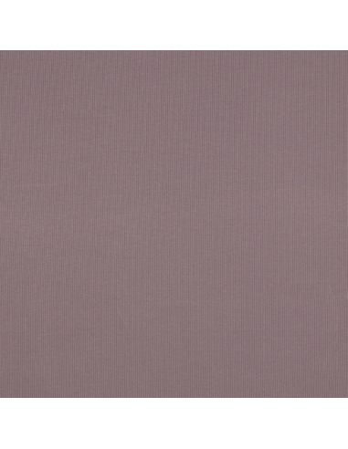 Fein gerippter Baumwoll-Jersey-Stoff - Mauve