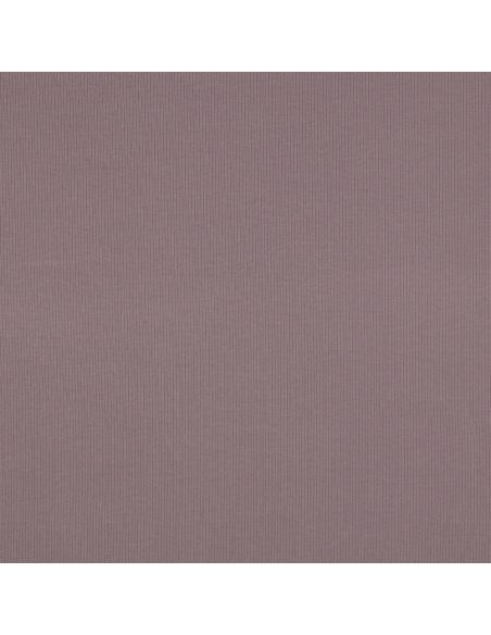Fein gerippter Baumwoll-Jersey-Stoff - Mauve
