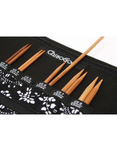 ChiaoGoo Rundstricknadel-Set aus Bambus