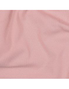 Fein gerippter Baumwoll-Jersey-Stoff - Rosa 2