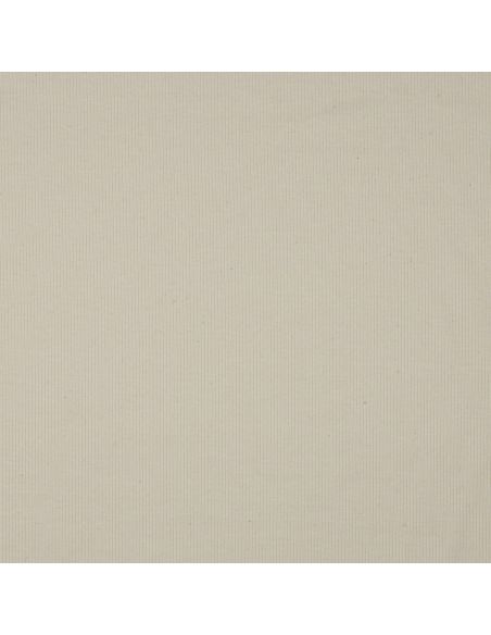 Fein gerippter Baumwoll-Jersey-Stoff - Natur