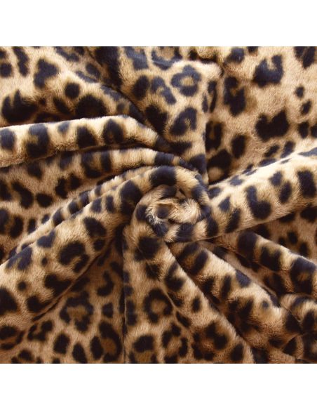 Kunstfellstoff Tier - Leopard