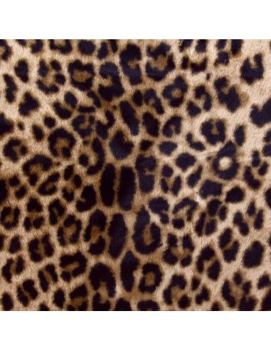 Kunstfellstoff Tier - Leopard