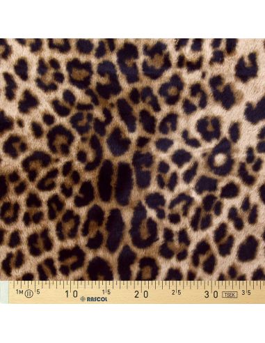 Kunstfellstoff Tier - Leopard
