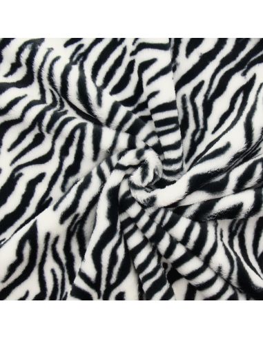 Kunstfellstoff Tier - Zebra