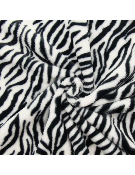 Kunstfellstoff Tier - Zebra
