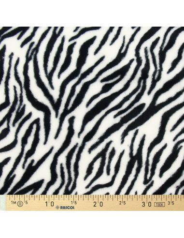 Kunstfellstoff Tier - Zebra