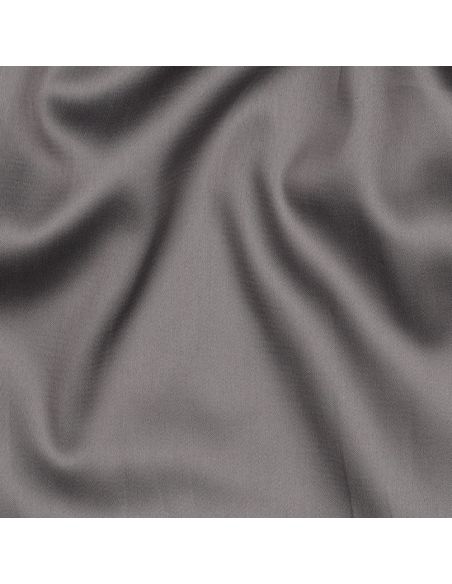 Baumwollsatin-Stoff - Grau