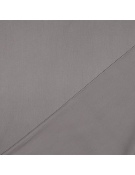Baumwollsatin-Stoff - Grau
